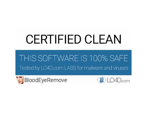 BloodEyeRemove for Windows - Download it from Habererciyes for free